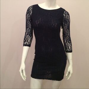 Lace long sleeve dress